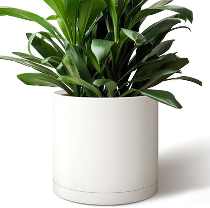 12-Inch Round Cylinder Plant Pot – Modern & Durable Planter