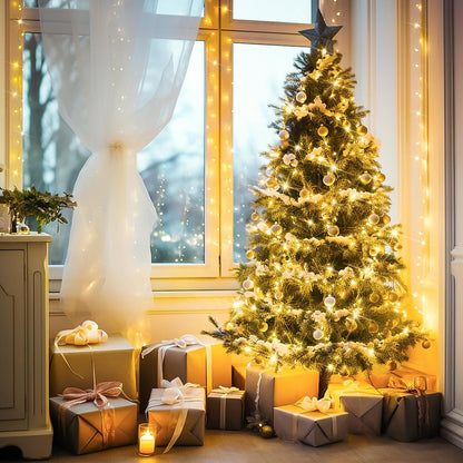 33ft 100 LED Fairy Twinkle Lights – Outdoor & Indoor Decorative String Lights